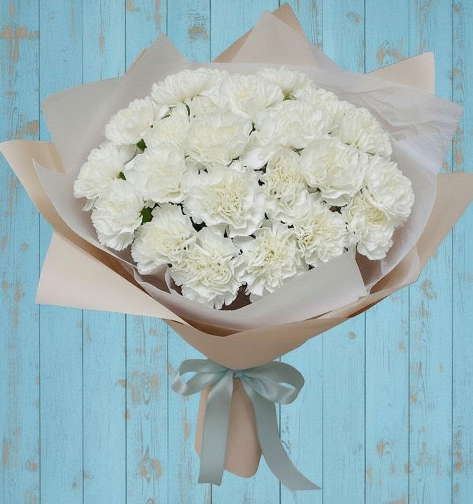 Букет цветов из: Гвоздики в Барда