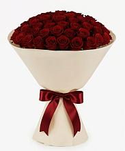 Букет 101 Бордовая роза Блэк Бакарра в Барда