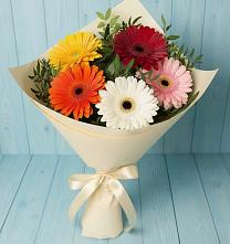 Букет цветов из:  Герберы в Барда
