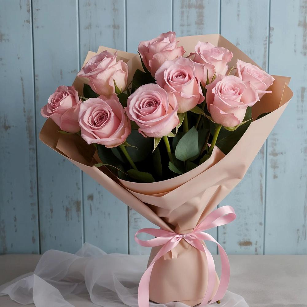 Букет цветов из: Розы в Барда