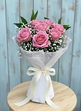 Букет цветов из:  Розы в Барда