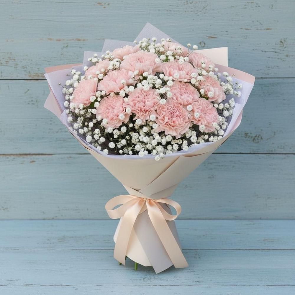 Букет цветов из: Гвоздики в Барда