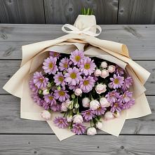 Букет цветов из:  Розы и Хризантемы #REPLACE_PRED# Барда