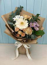 Букет цветов из:  Герберы и Хризантемы в Барда