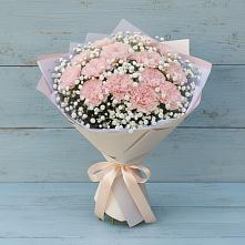 Букет цветов из:  Гвоздики в Барда