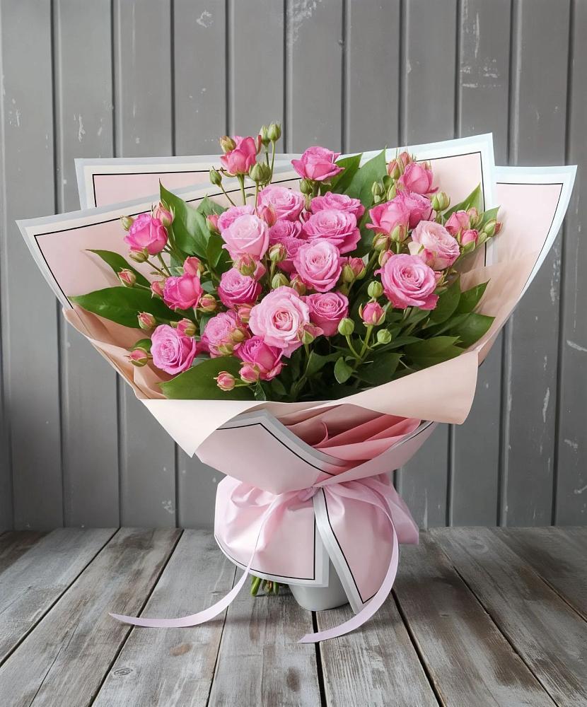 Букет Розовый кустик в Барда