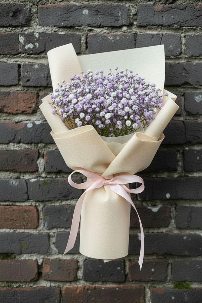 Букет цветов из: Гипсофила в Барда