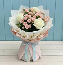 Букет цветов из:  Розы в Барда