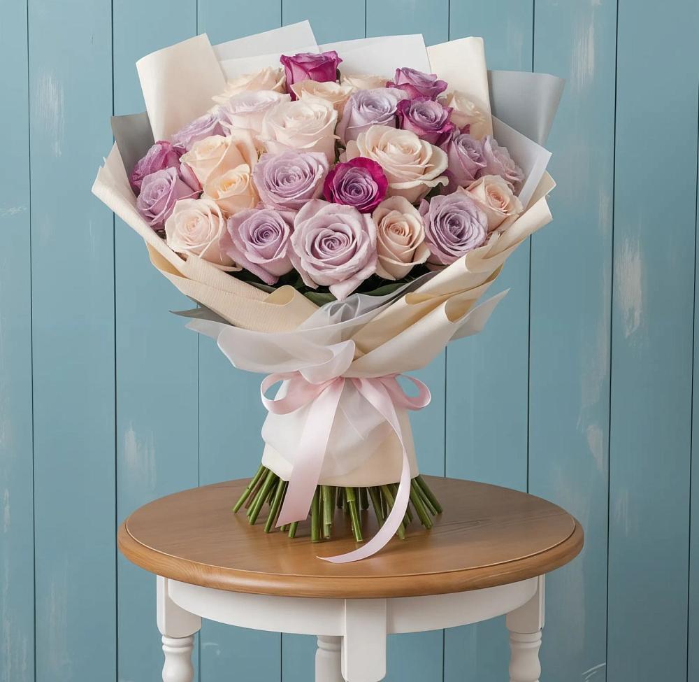 Букет цветов из: Розы в Барда