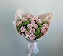 Букет цветов из:  Розы и Хризантемы #REPLACE_PRED# Барда