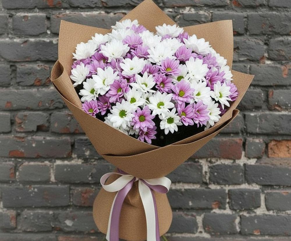 Букет цветов из: Хризантемы в Барда