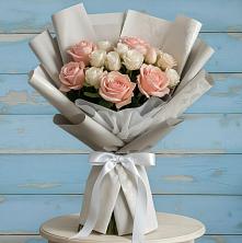 Букет цветов из:  Розы в Барда