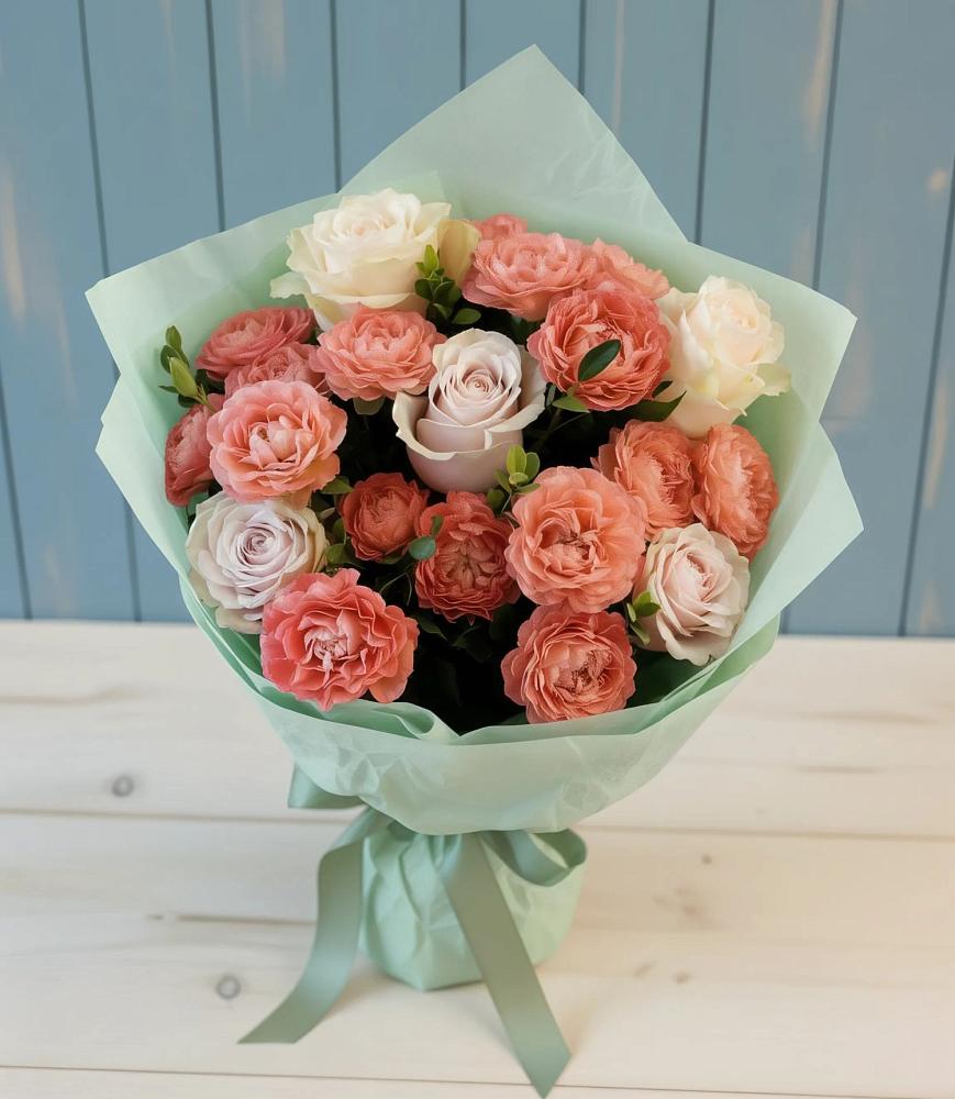 Букет цветов из: Розы в Барда