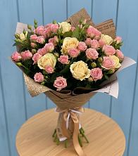 Букет цветов из:  Розы в Барда