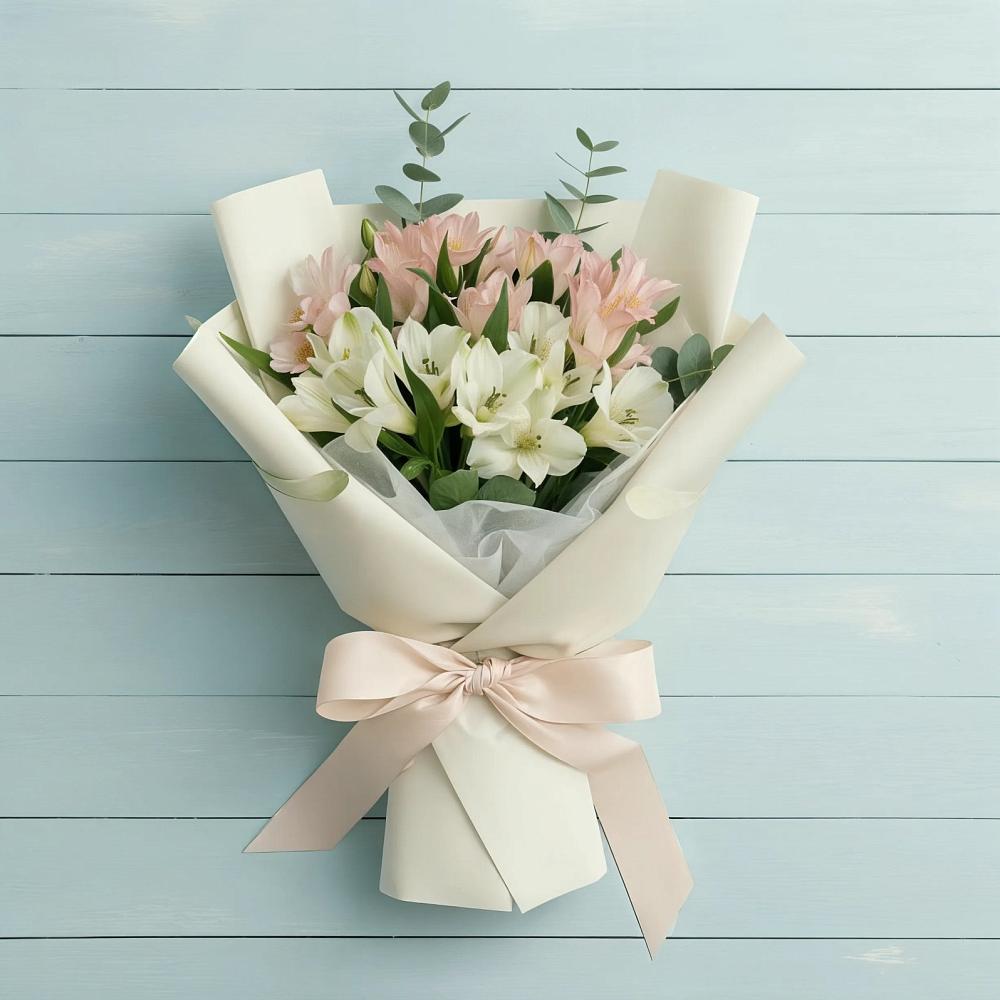 Букет цветов из: Альстромерии в Барда