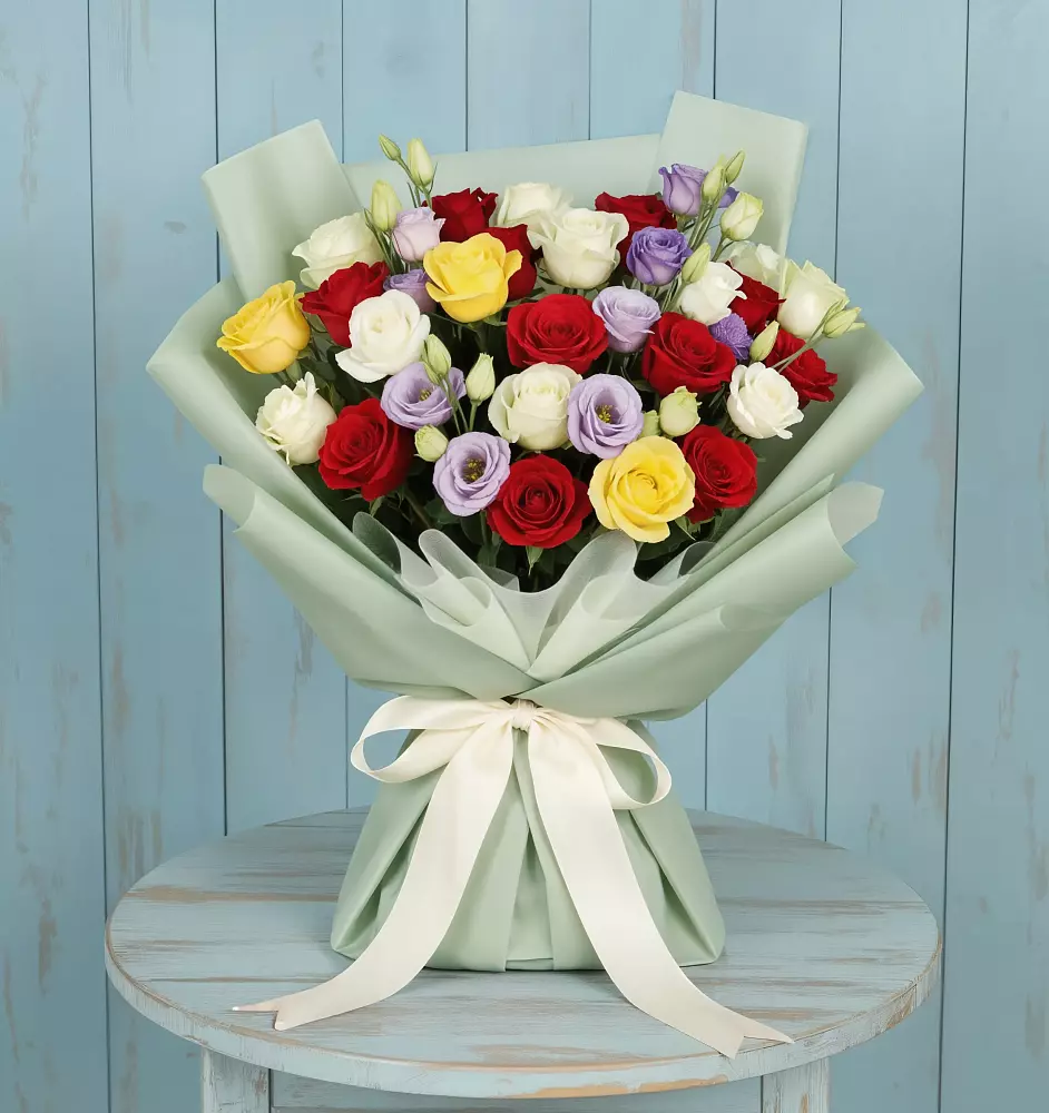 Букет цветов из: Розы в Барда