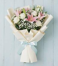 Букет цветов из:  Лилии в Барда