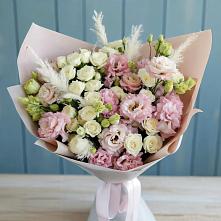 Букет цветов из:  Альстромерии и Розы #REPLACE_PRED# Барда