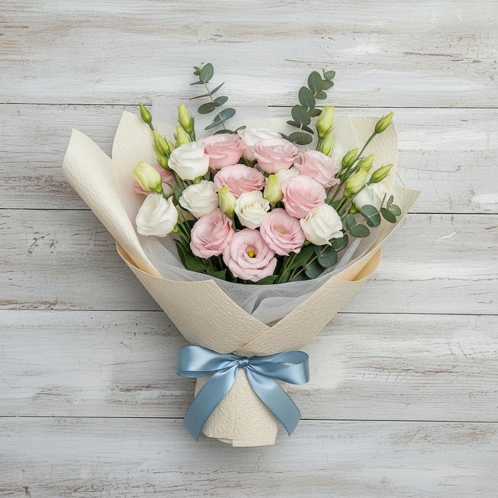 Букет цветов из: Лизиантусы в Барда