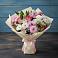 Букет цветов из: Хризантемы, Альстромерии и Розы в Барда